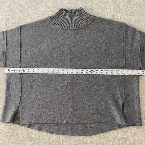 Anthropologie Maeve The Logan Sweater in Dark Gray - Size S - Picture 4 of 8